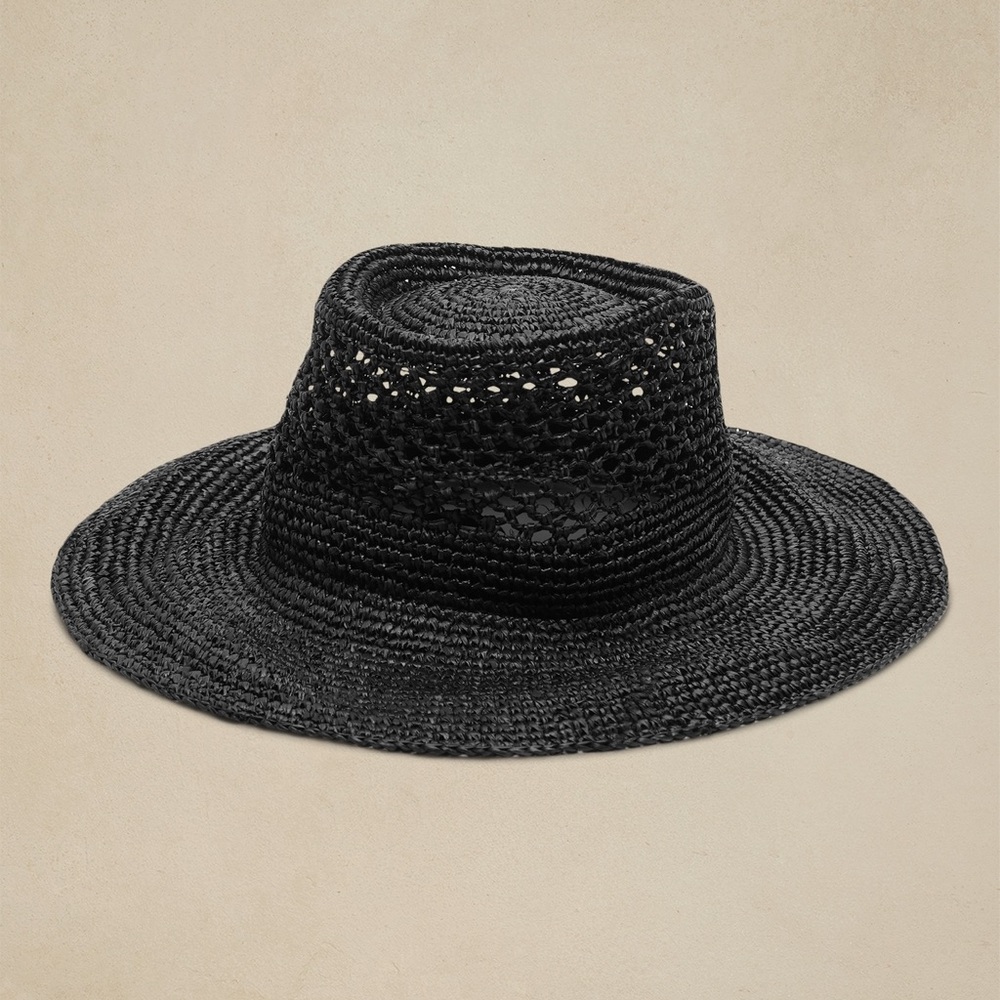 Banana republic Crochet wide brim sun hat
